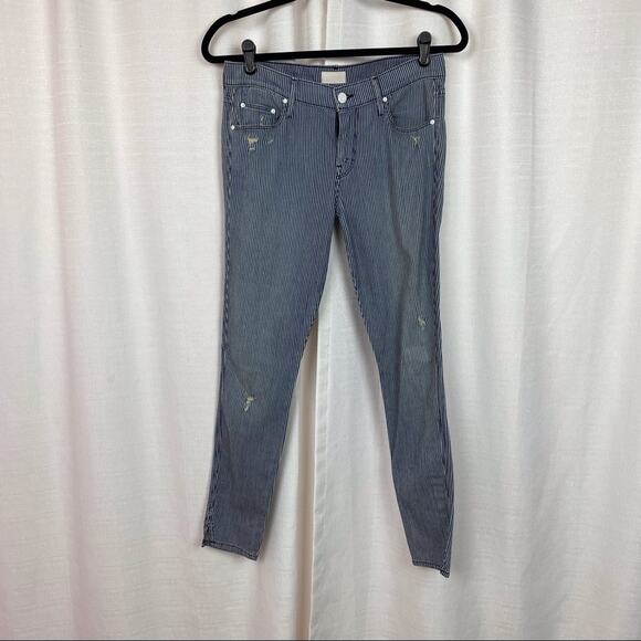 Mother The Vamp On The Road Destroy Wash Ankle Jeans Sz.27 - Picture 4 of 15